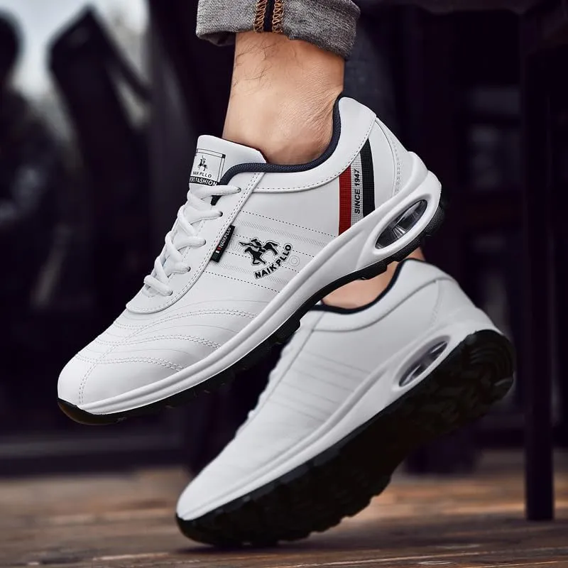 Four Seasons Men's Breathable Casual Shoes Sneakers Running Shoes Men's Shoes All Match Small White Shoes