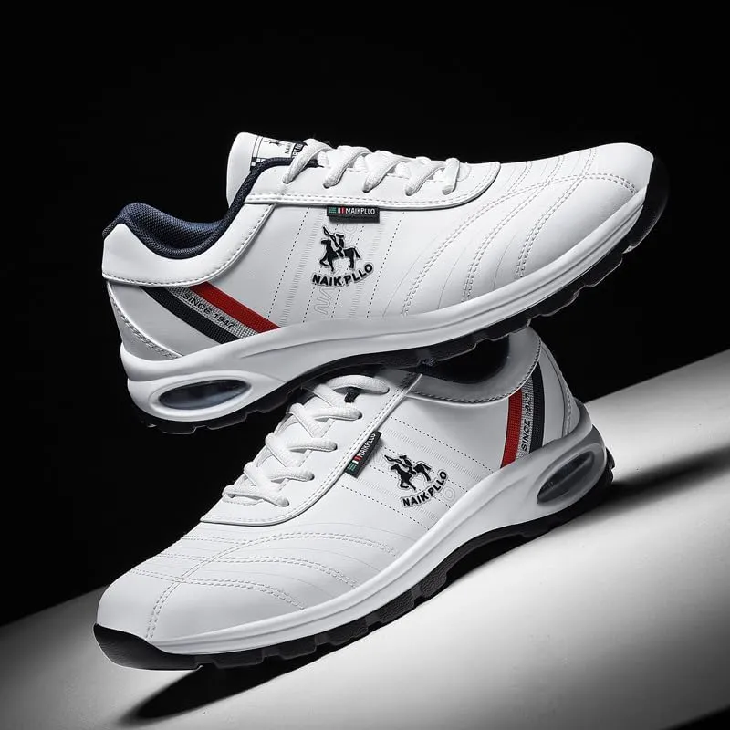 Four Seasons Men's Breathable Casual Shoes Sneakers Running Shoes Men's Shoes All Match Small White Shoes