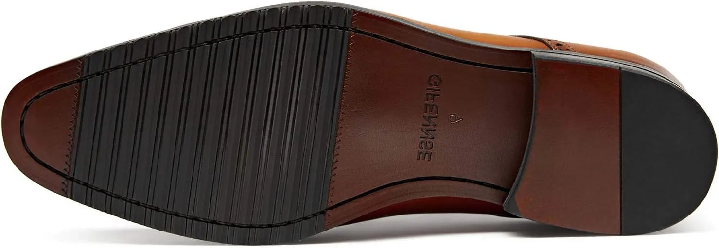 FRASOICUS Mens Oxford Shoes Genuine Leather Dress Shoes