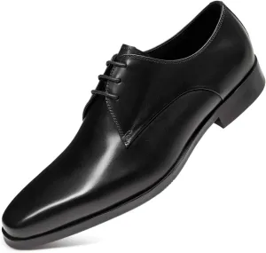 FRASOICUS Mens Oxford Shoes Genuine Leather Dress Shoes