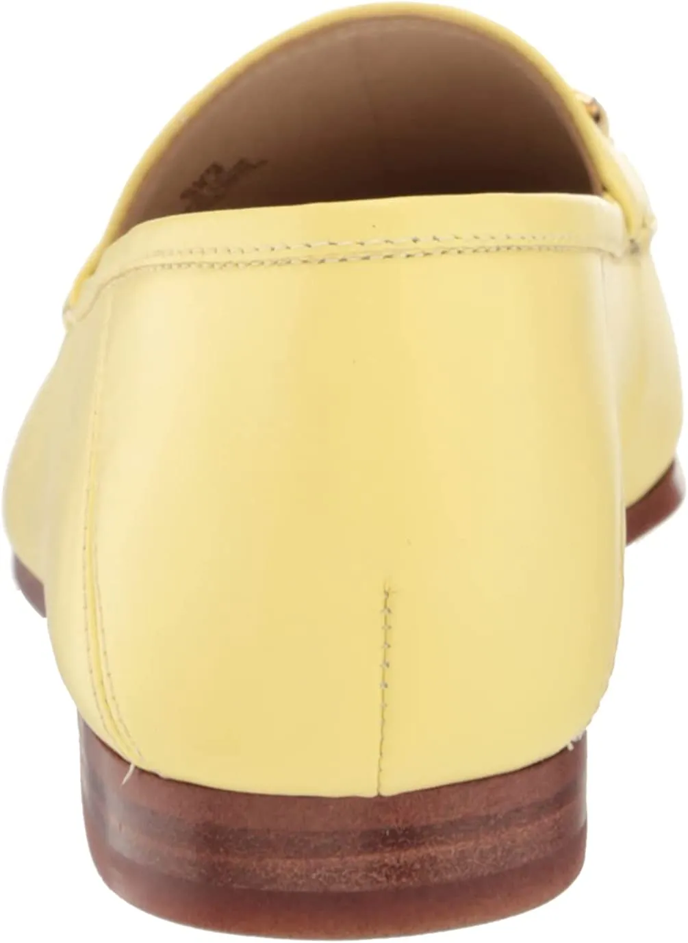 Free returns On Edelman Loraine Slip Yellow Almond Stacked Butter Fashion Heel Toe Protected Sam Loafer