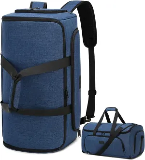 Garment Bags for Travel, Convertible Garment Duffle Bag for Men Women, Carry On Garment Bag Backpack, 4 in 1 Travel Suit Bag with Shoe Compartment, Large Weekender Bag