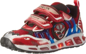 Geox Boys Jr Shuttle 6 Straps Light Up Sneaker
