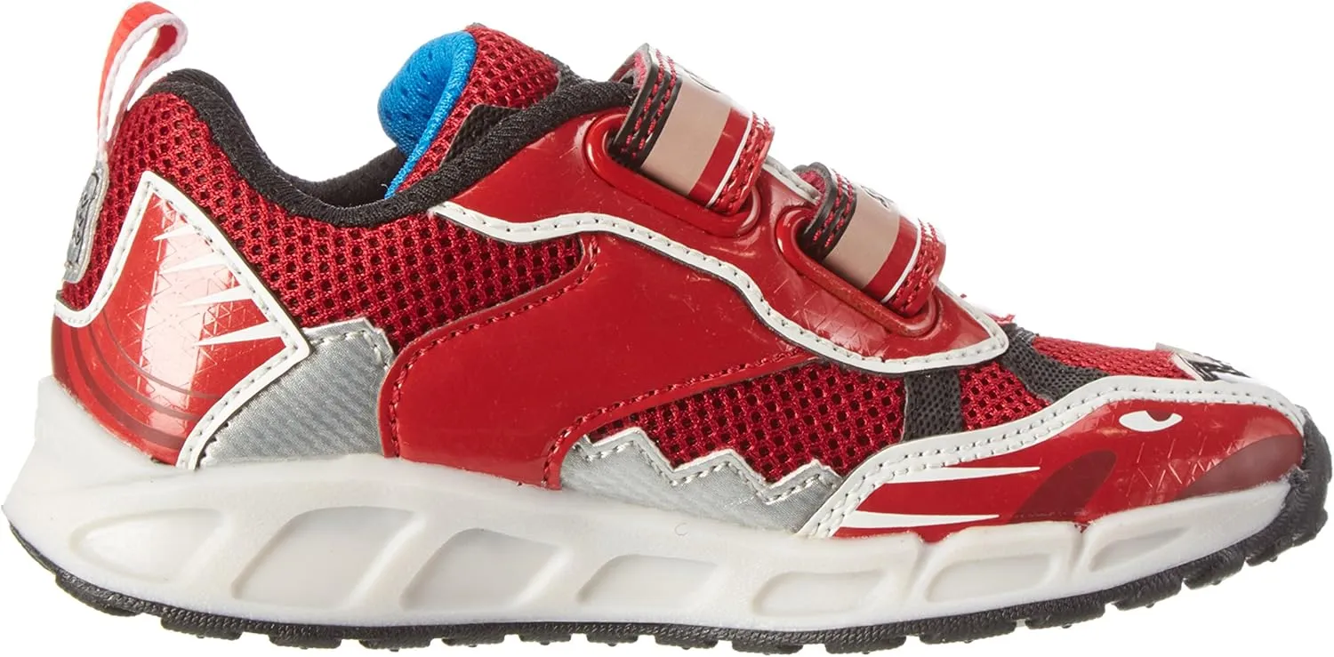 Geox Boys Jr Shuttle 6 Straps Light Up Sneaker