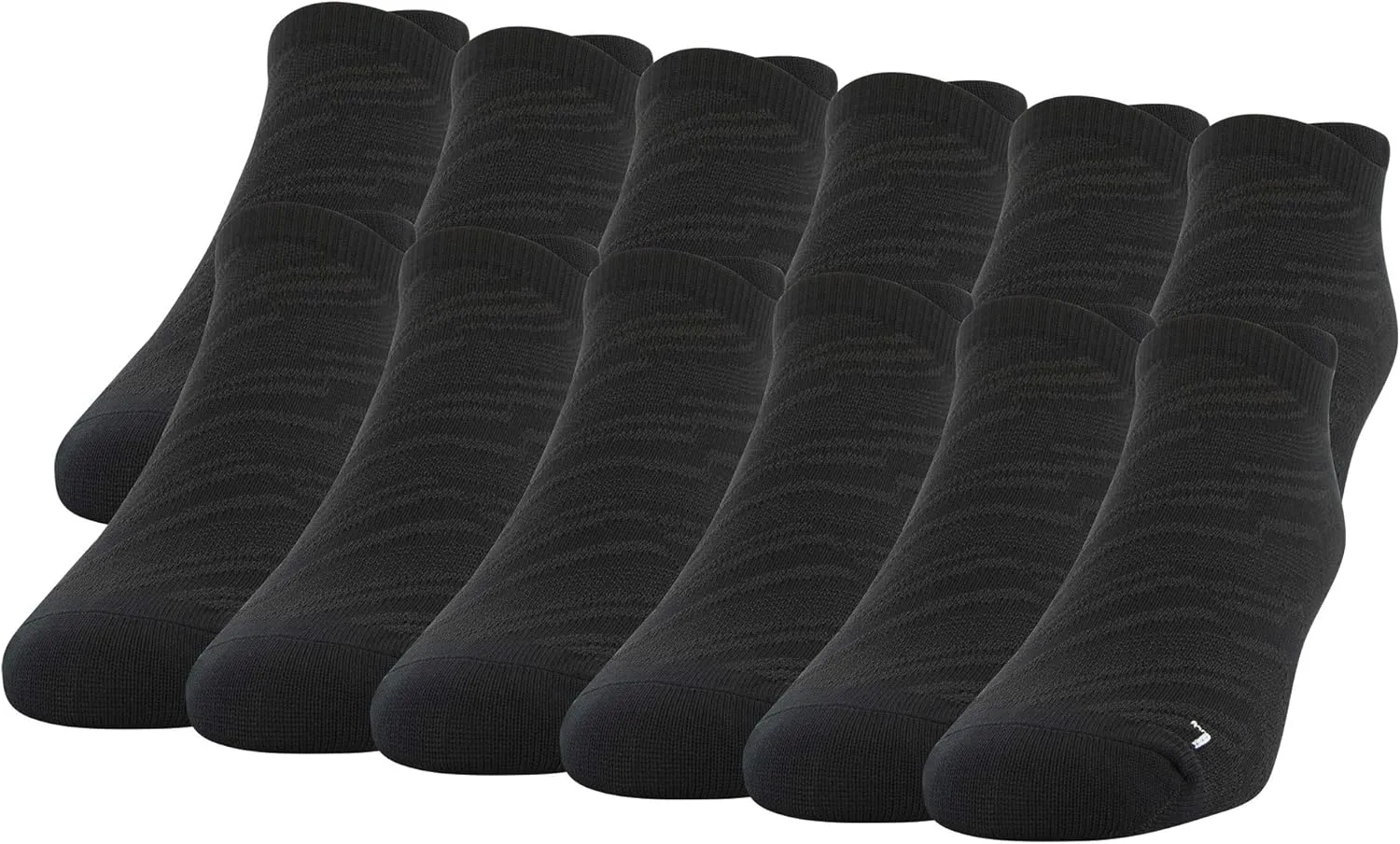 Gildan Men's Flat Knit No Show Socks with Tab Back