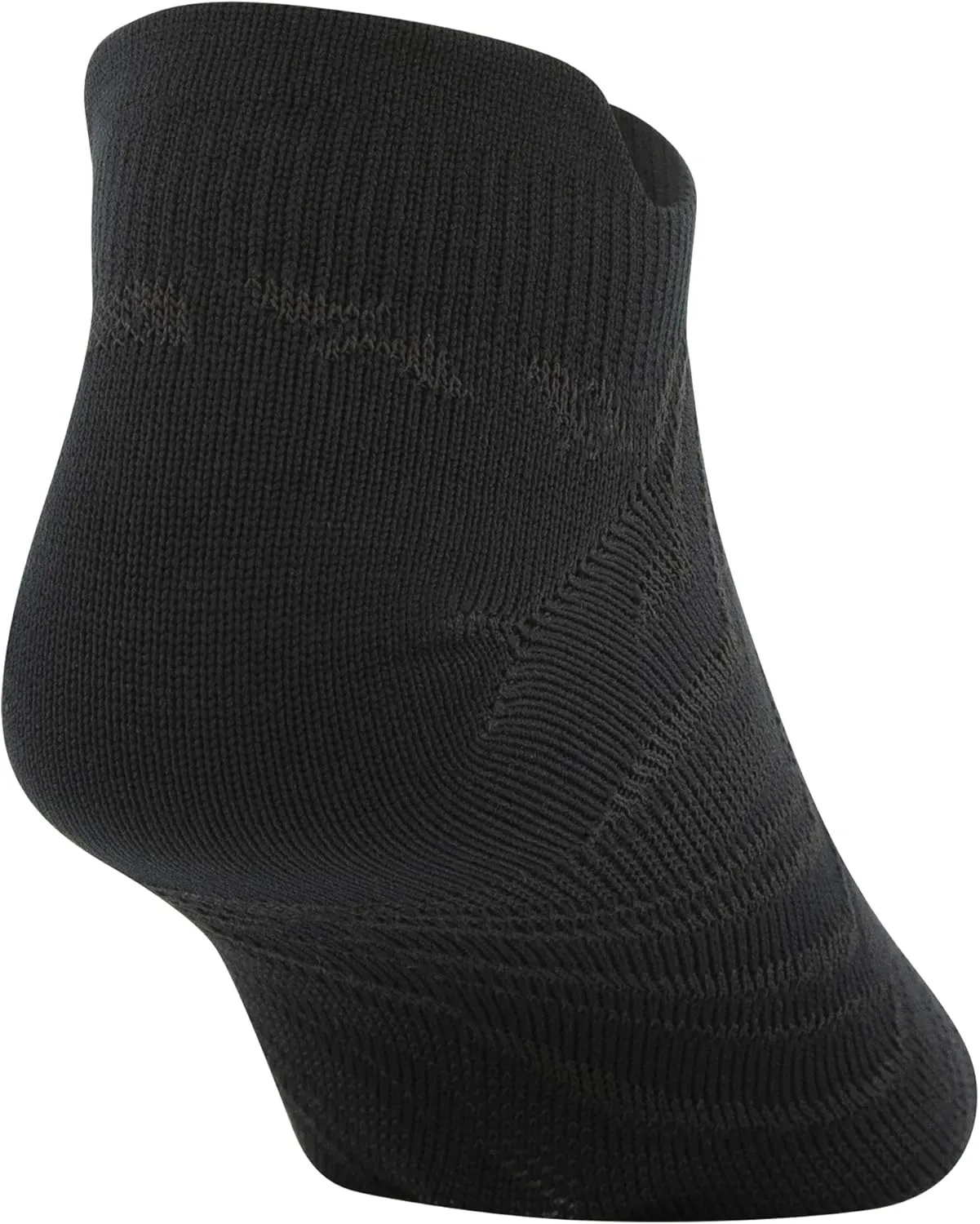 Gildan Men's Flat Knit No Show Socks with Tab Back