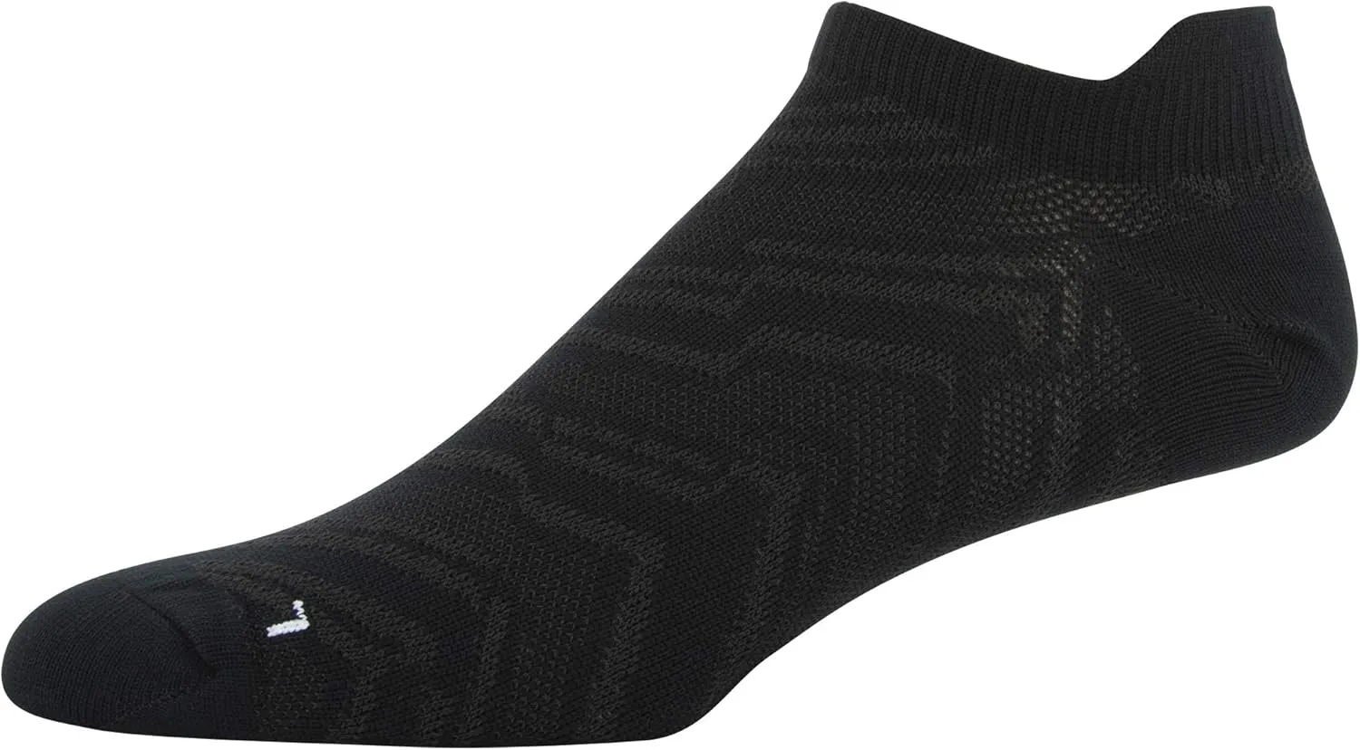 Gildan Men's Flat Knit No Show Socks with Tab Back