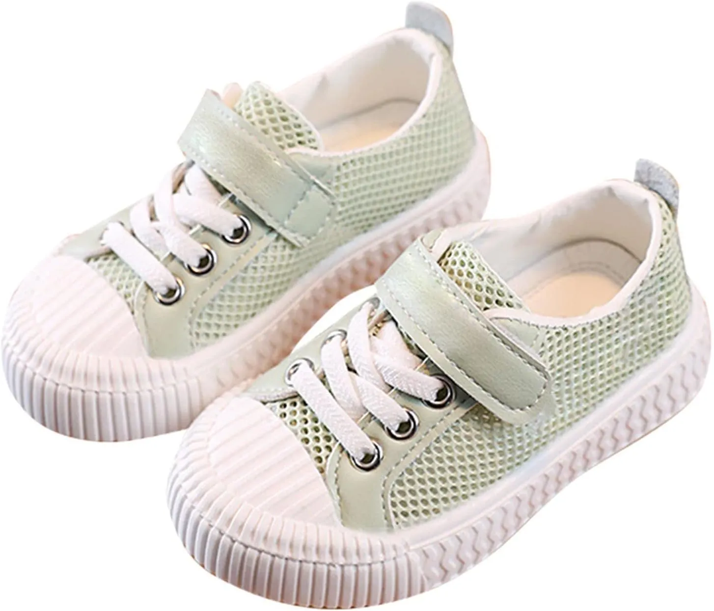 Girls Kids Flat Non Slip Sneaker Ankle Hook and Loops Shoelaces Outdoor Running Sport Shoes Kids Girl Mesh Breathable