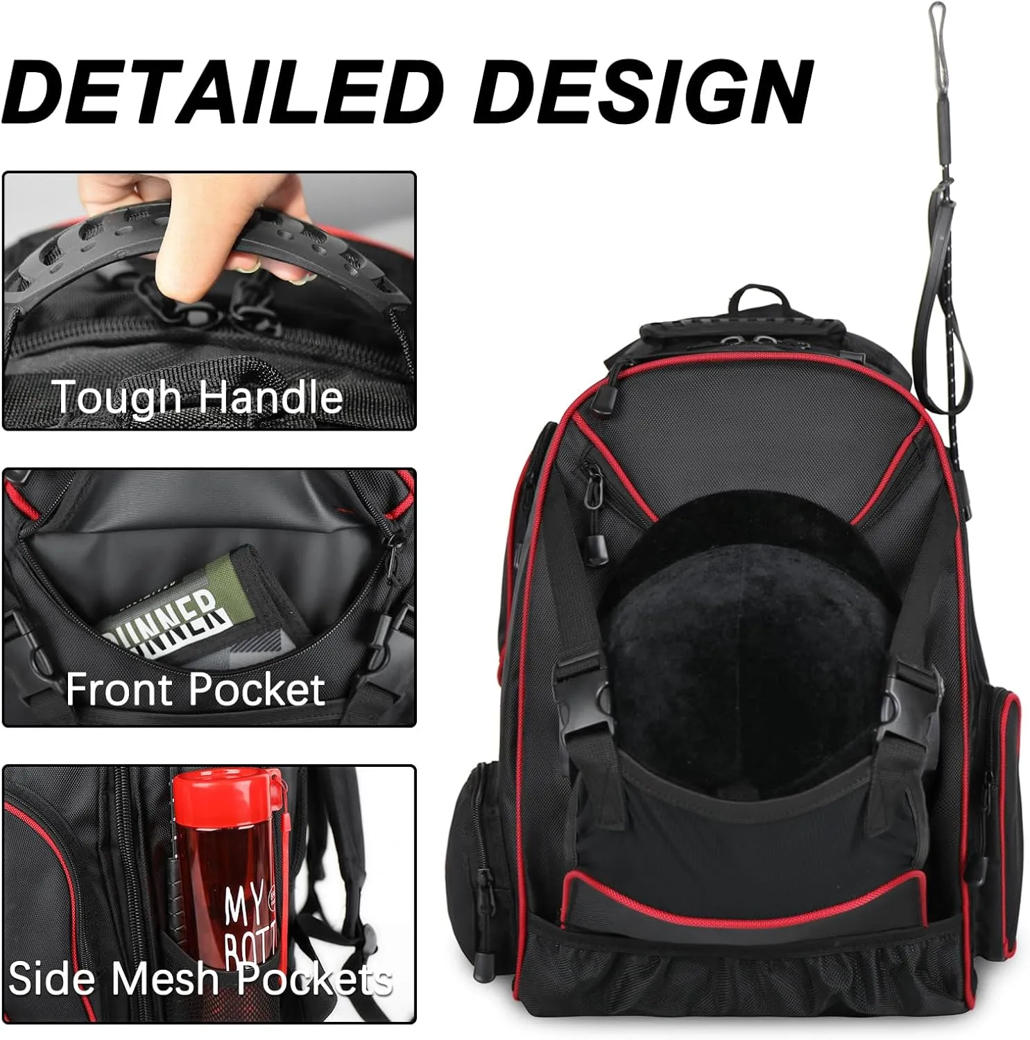 Goloni Large capacity equestrian horse riding gear horseback riding bag grooming tote bag equestrian backpack
