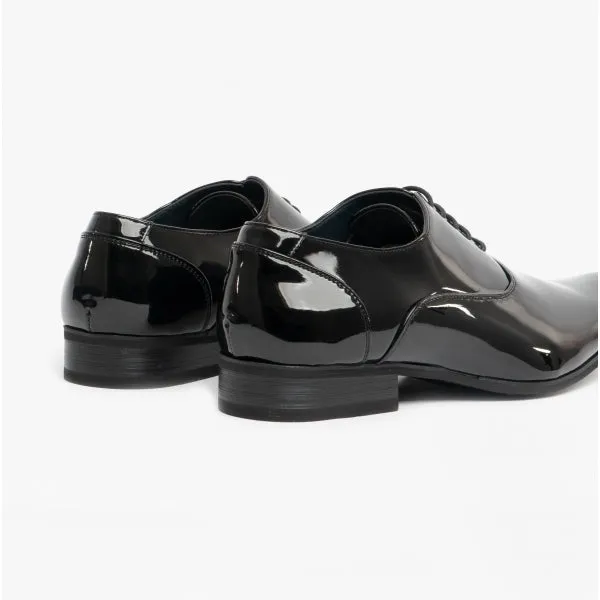 Goor GABRIEL Mens Oxford Dress Shoes Black Patent