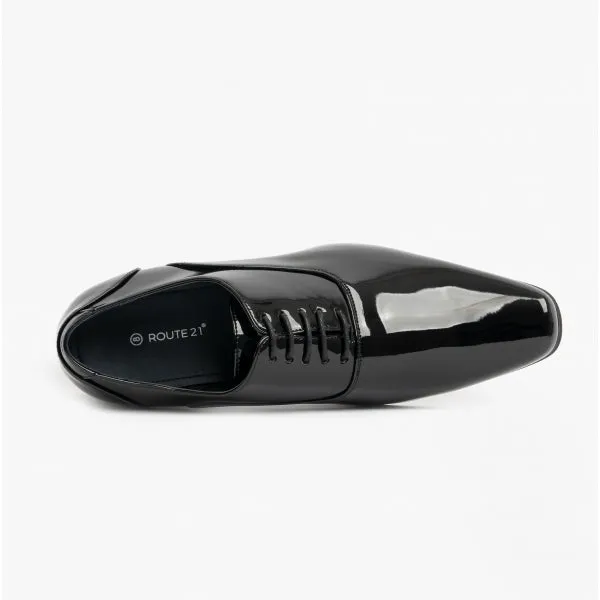 Goor GABRIEL Mens Oxford Dress Shoes Black Patent