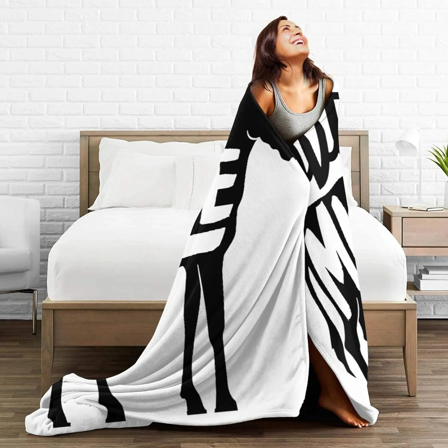 Gov't Rock Mule Band Blanket Throw Air Conditioning Blankets Lightweight Soft for Couch Bed 50"x40"