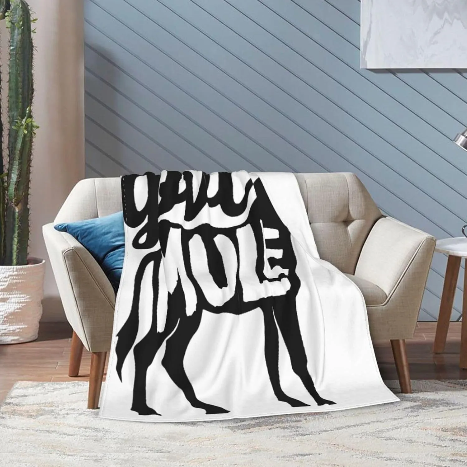 Gov't Rock Mule Band Blanket Throw Air Conditioning Blankets Lightweight Soft for Couch Bed 50"x40"