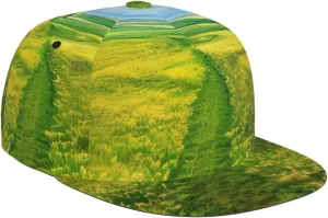 Grassland Paths Baseball Cap,* Adjustable Baseball Cap, Men and Women, Suitable for Daily, Sports, Outdoor Activities Use. Black