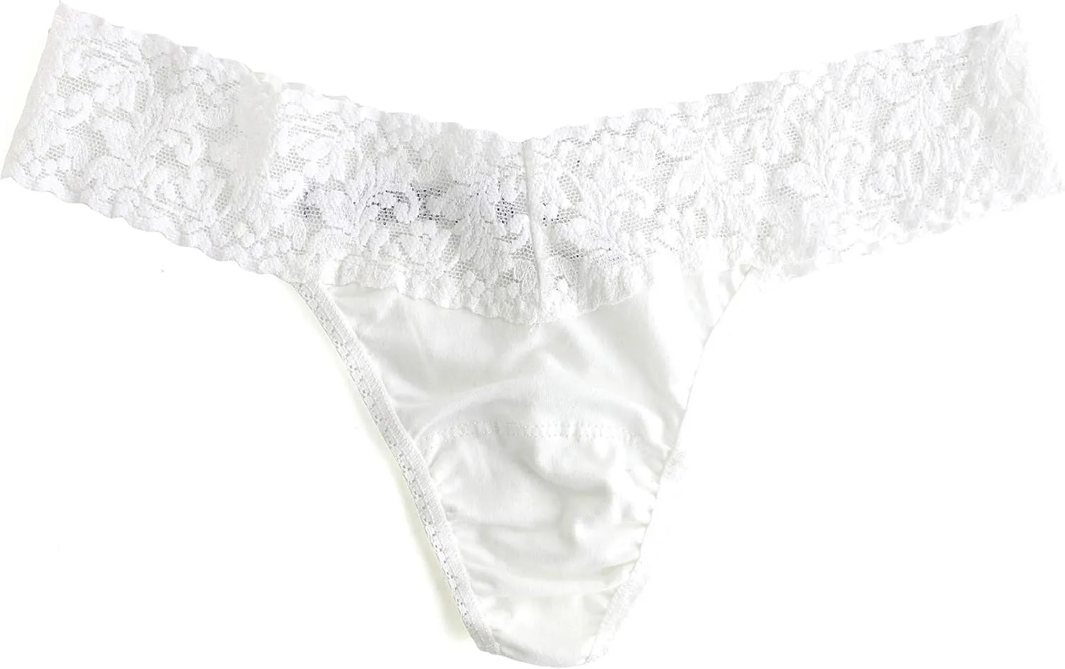 hanky panky - Supima Cotton Low Rise Thongs for Women | Lacy Lingerie, Cotton Panties | One Size (4-14) | 3 or 5 pack