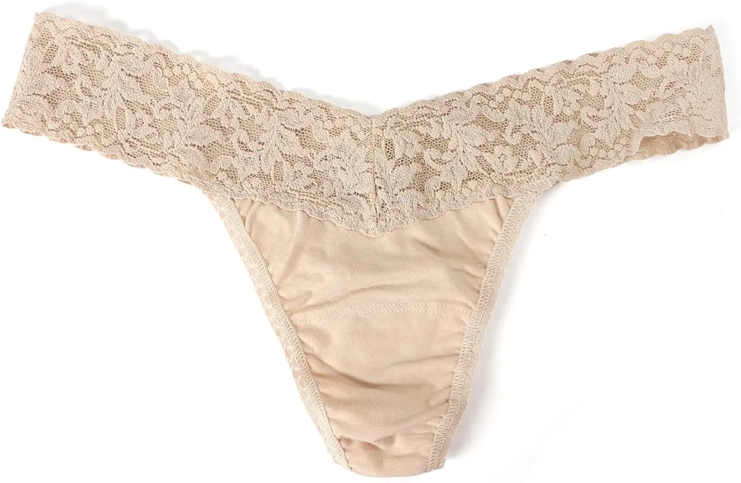 hanky panky - Supima Cotton Low Rise Thongs for Women | Lacy Lingerie, Cotton Panties | One Size (4-14) | 3 or 5 pack