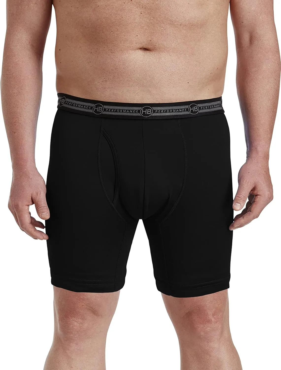 Harbor Bay by DXL Men's Big and Tall Performance Solid Boxer Brief