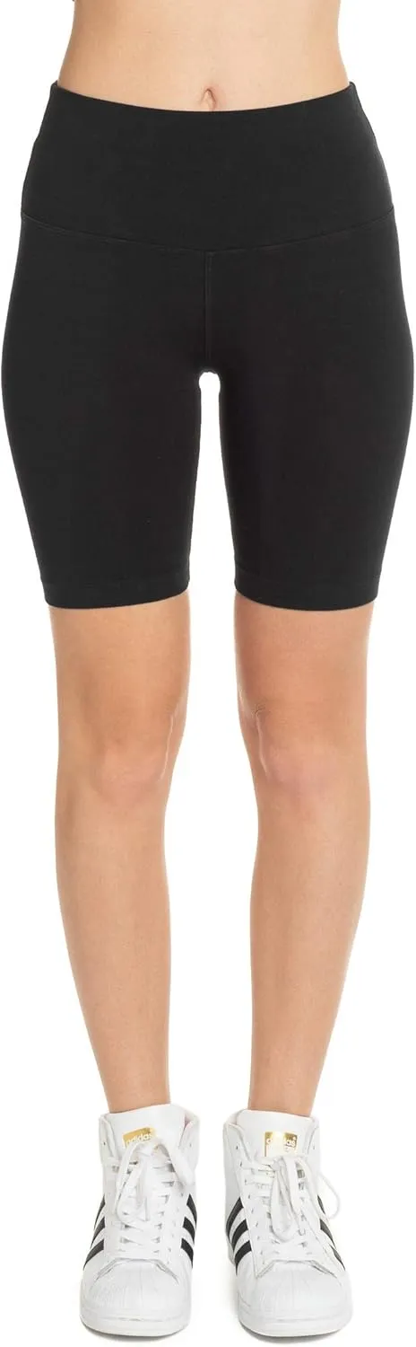 Hard Tail Flat Waist Cotton Spandex Bike Shorts