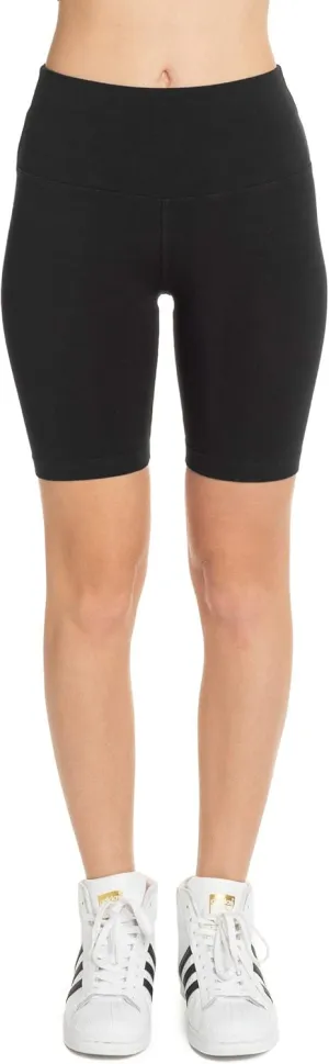 Hard Tail Flat Waist Cotton Spandex Bike Shorts