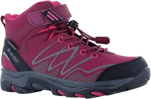 HI-TEC Blackout Mid Boots Dark Rose/Fuchsia UK 11 Dark Rose/Fuchsia