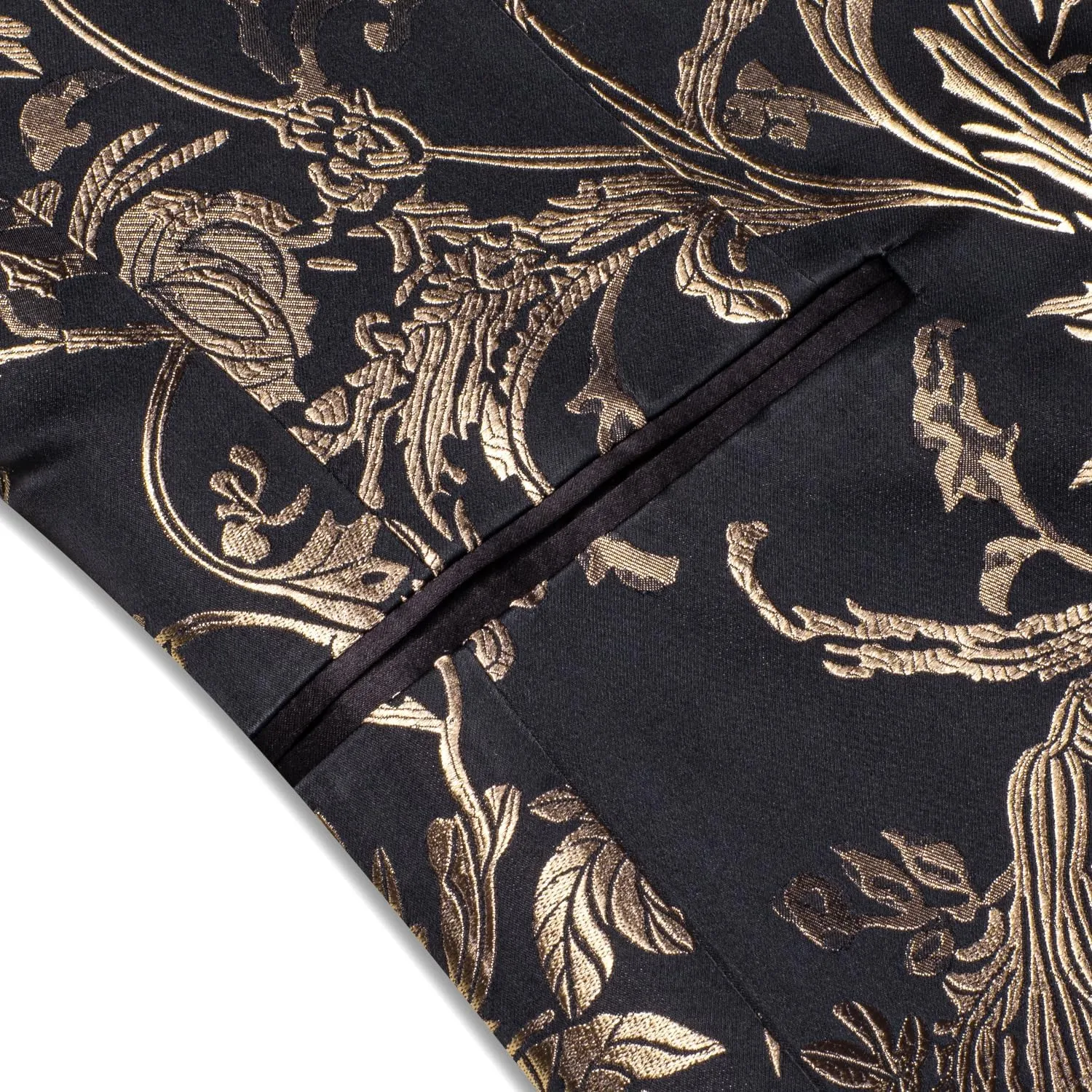 Hi-Tie Stylish Men Suit Jacket Blazer Shawl Lapel One Button Slim Fit Long Sleeve Jacket Tuxedo Party Dinner
