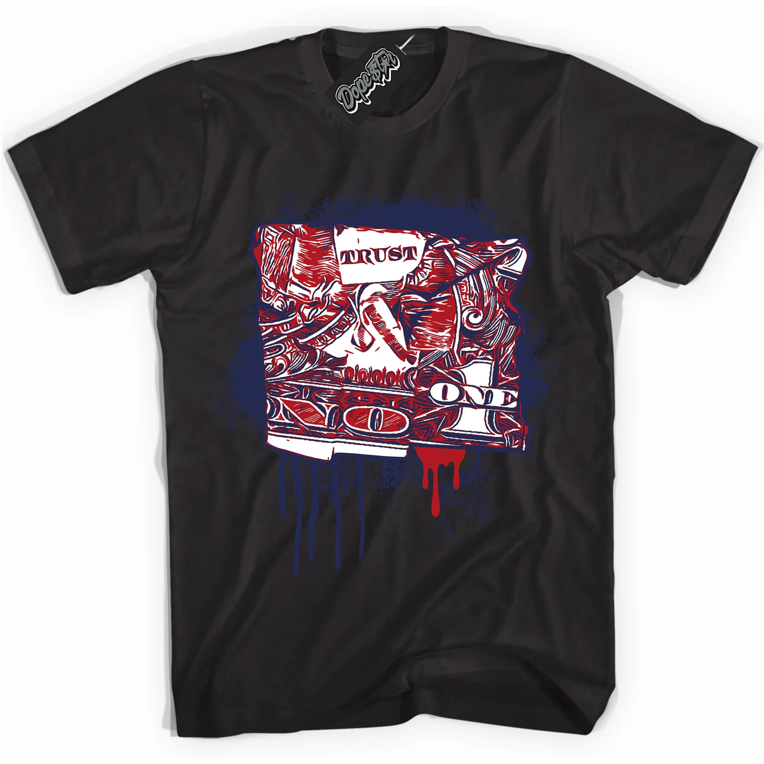 Howard University 1s Sneaker Shirt Trust No One Dollar Graphic