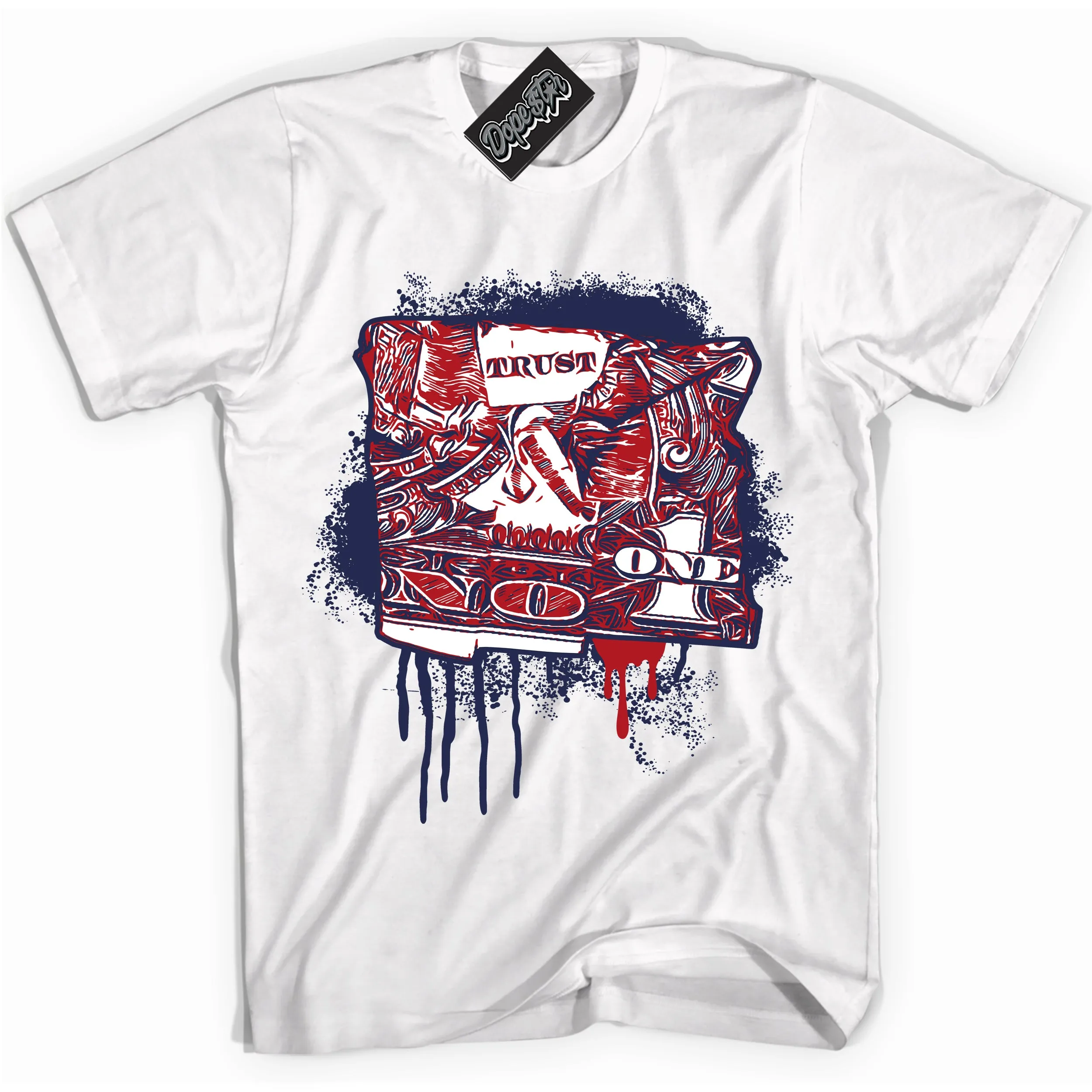 Howard University 1s Sneaker Shirt Trust No One Dollar Graphic