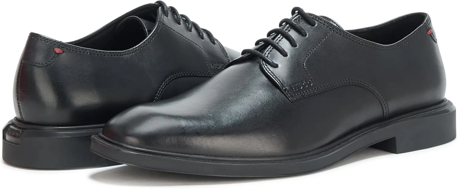 HUGO Men's Brushed Leather Derby Dress Shoe Oxford