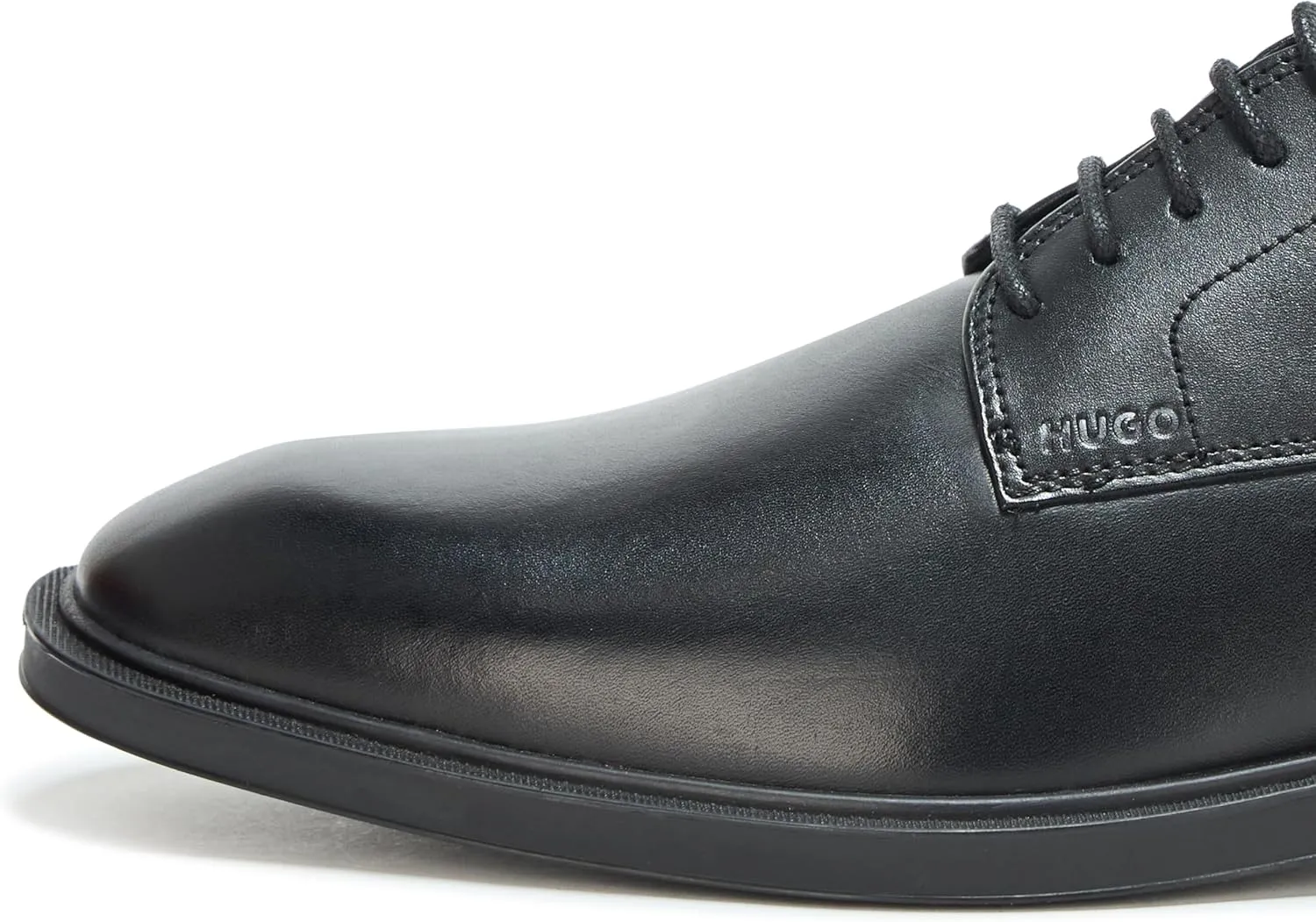 HUGO Men's Brushed Leather Derby Dress Shoe Oxford