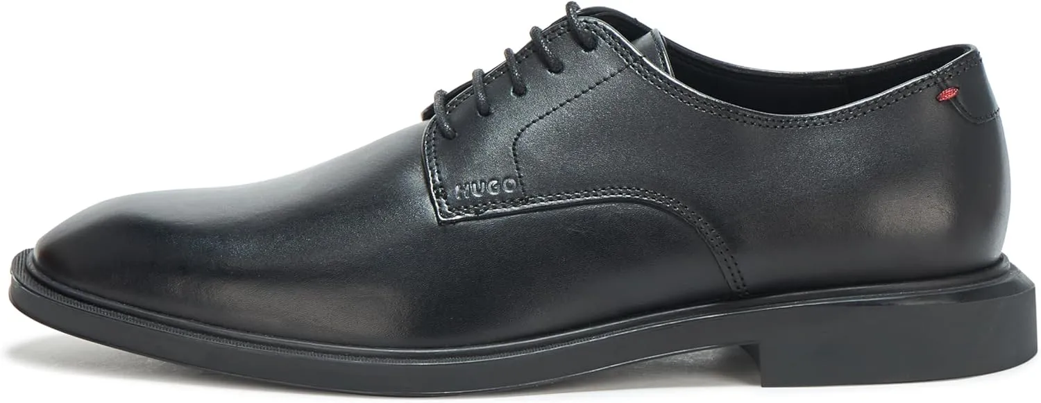HUGO Men's Brushed Leather Derby Dress Shoe Oxford