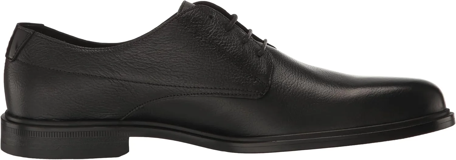 HUGO Men's Kerr Grainy Leather Pointed Derby Shoe Oxford