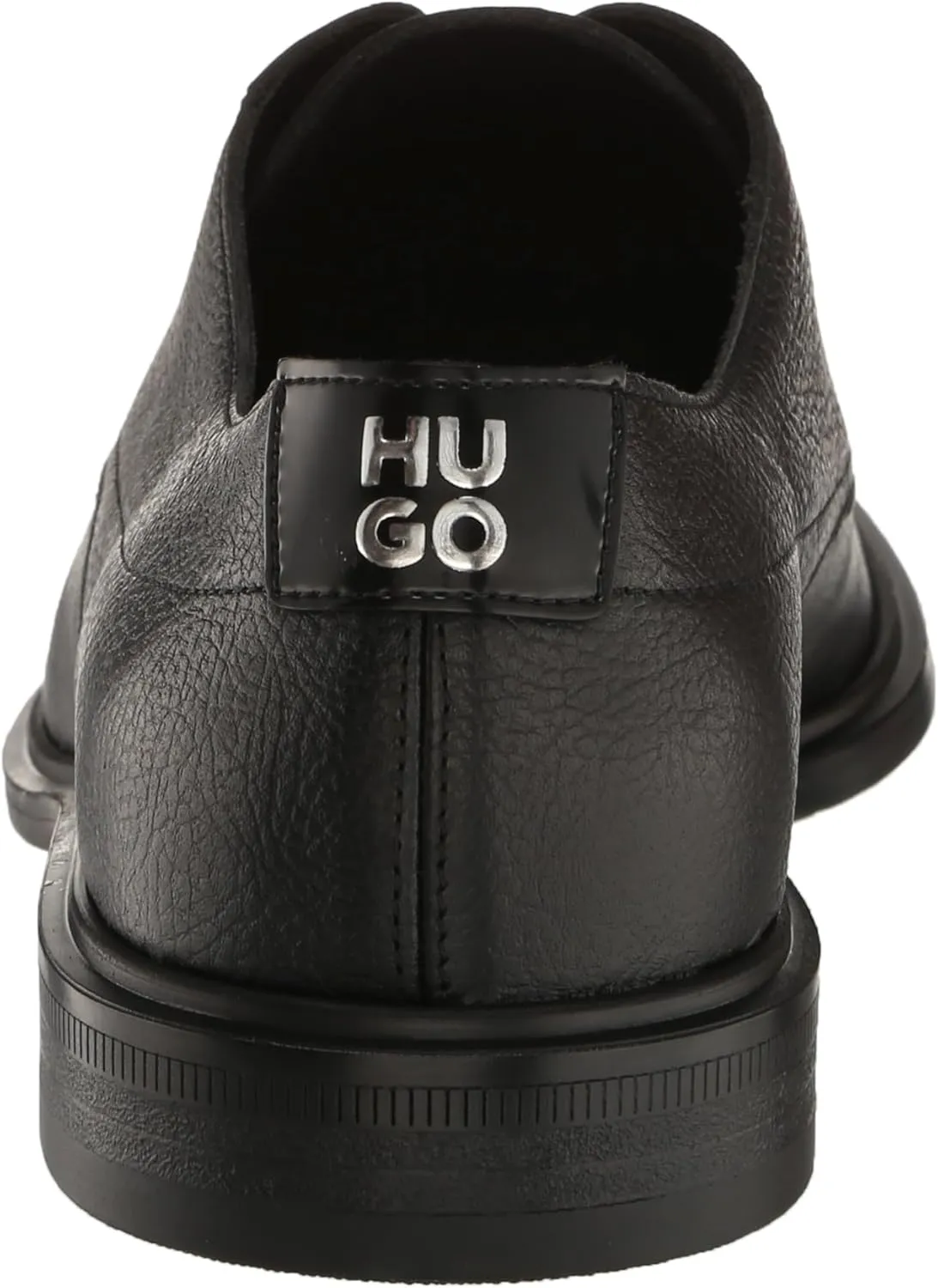 HUGO Men's Kerr Grainy Leather Pointed Derby Shoe Oxford