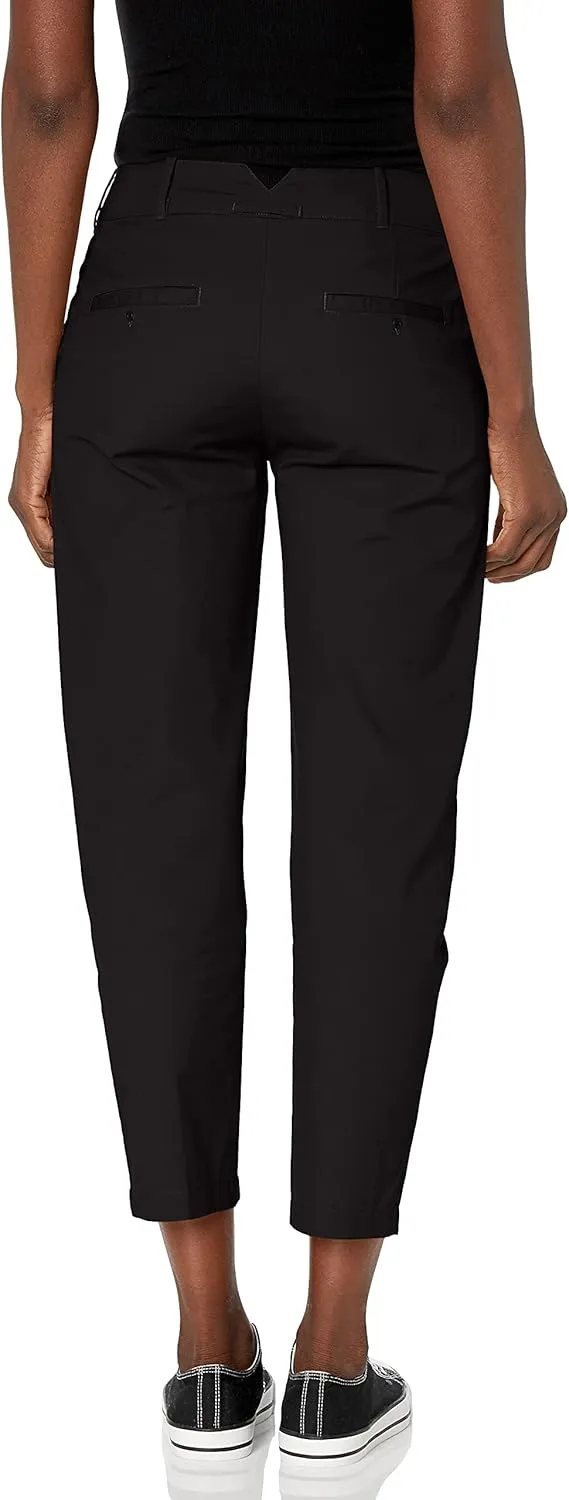 Hurley Women's Lowrider Flat Front Tapered Fit Chino Pants
