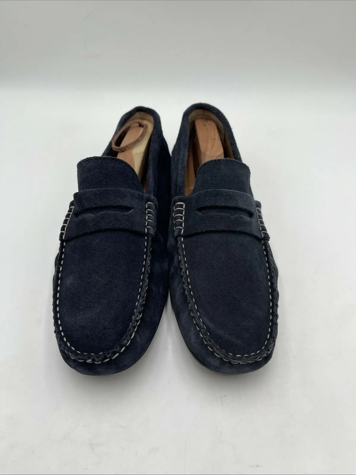 IKE BEHAR Men’s Slip-On Loafers Navy Blue Size 11.5 - Very Good