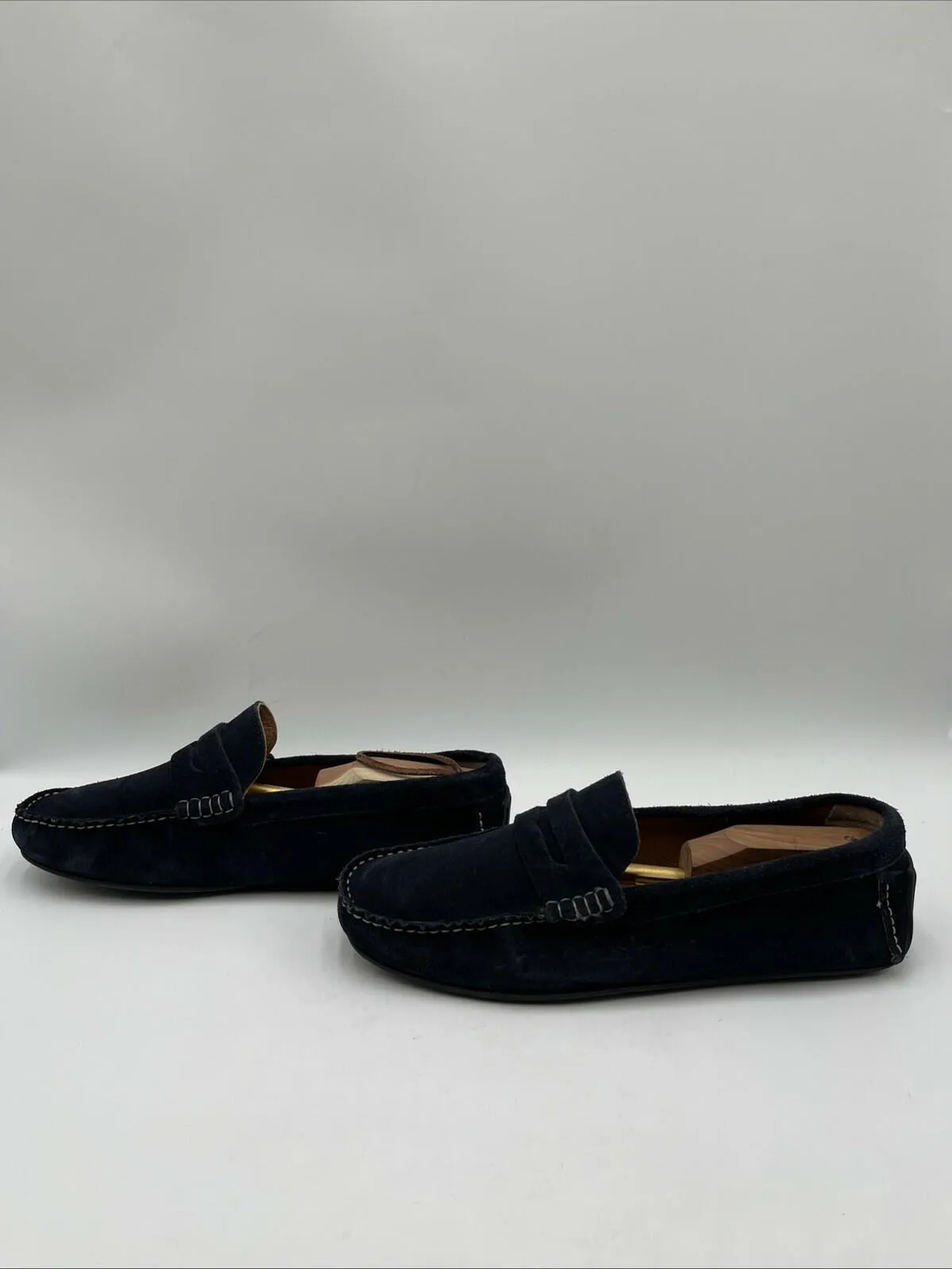 IKE BEHAR Men’s Slip-On Loafers Navy Blue Size 11.5 - Very Good