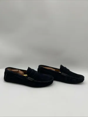 IKE BEHAR Men’s Slip-On Loafers Navy Blue Size 11.5 - Very Good