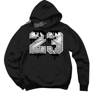 Iron Grey 1s Sneaker Hoodie 23 Ball Graphic