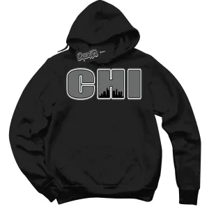 Iron Grey 1s Sneaker Hoodie Chicago Graphic