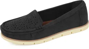 JABASIC Womens Penny Loafers Breathable Slip on Flat Shoes Moccasins