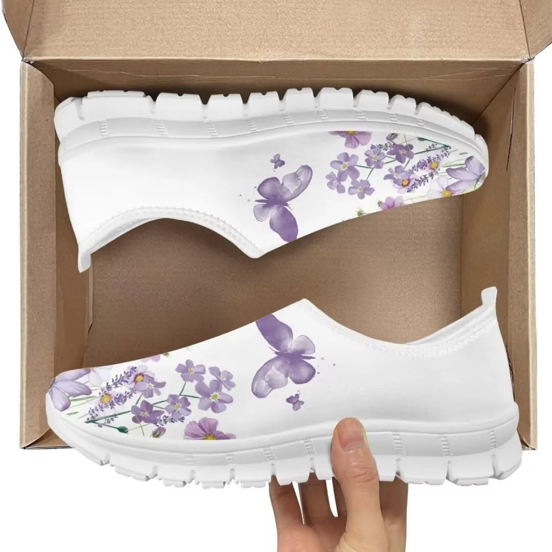 Jeiento Breathable Running Sneaker for Women Ladies Tennis Shoes Comfort Footwear Trainers Mesh Shoes Causal Travel Walking Flat Shoes