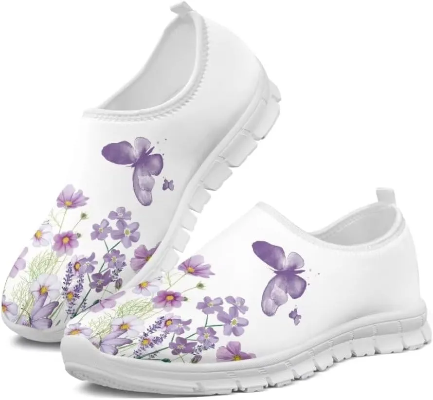 Jeiento Breathable Running Sneaker for Women Ladies Tennis Shoes Comfort Footwear Trainers Mesh Shoes Causal Travel Walking Flat Shoes