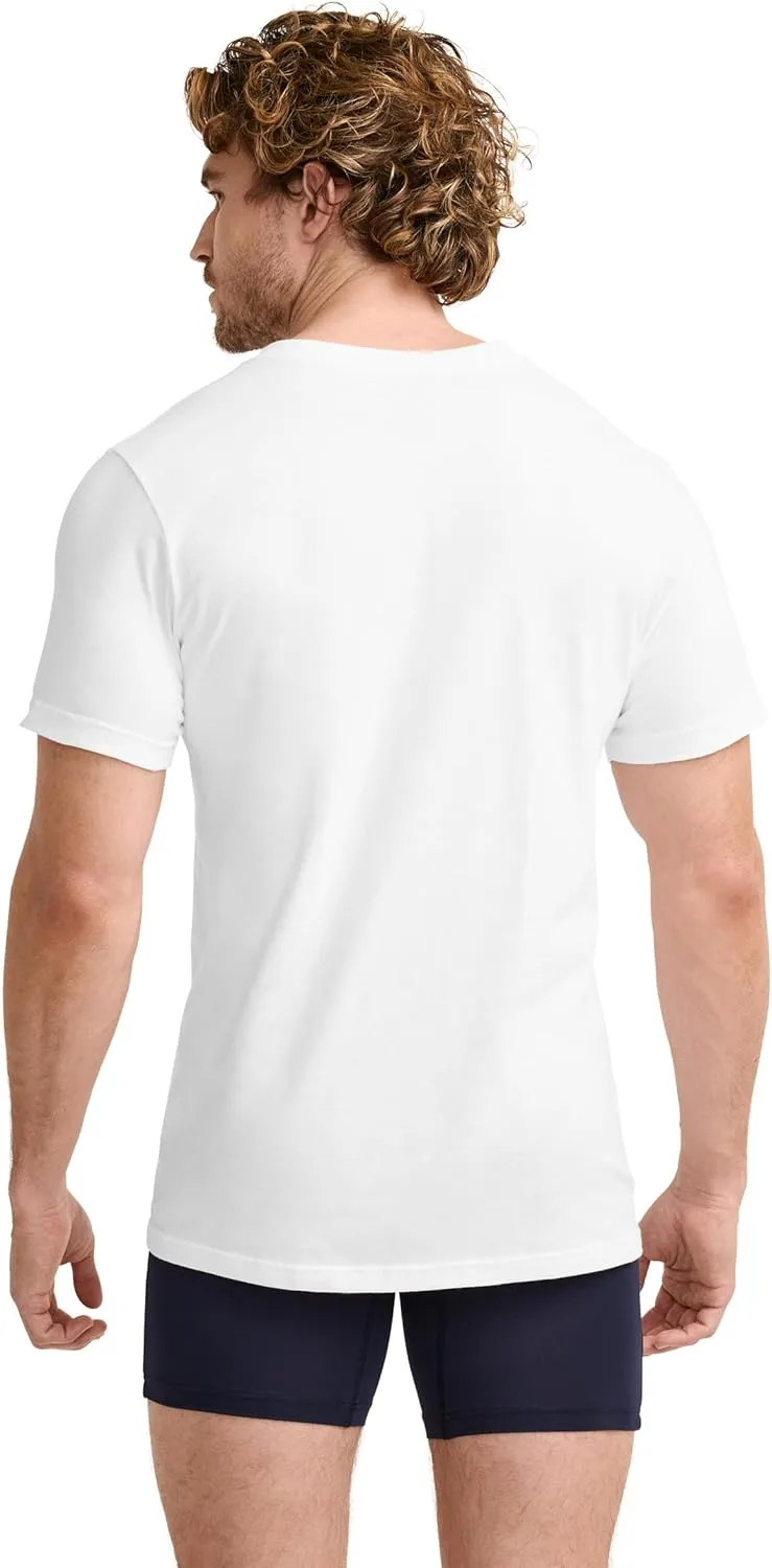 Jockey Men's Undershirt Big & Tall Classic V-Neck Undershirt - 6 Pack