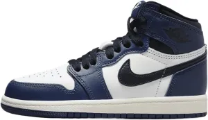Jordan Little Kid's 1 Retro High OG Midnight Navy/Black-Wht-Sail (FD1412 401) - 2.5