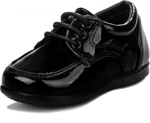 Josmo Baby Boys’ Dress Shoes – Casual Leatherette Derby Walking Shoes (Infant/Toddler)