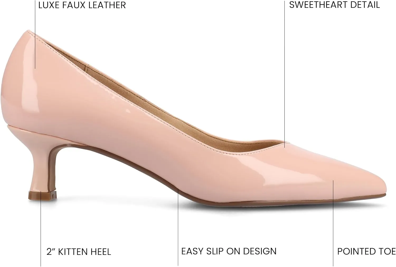 Journee Collection Women's Pammie Pump
