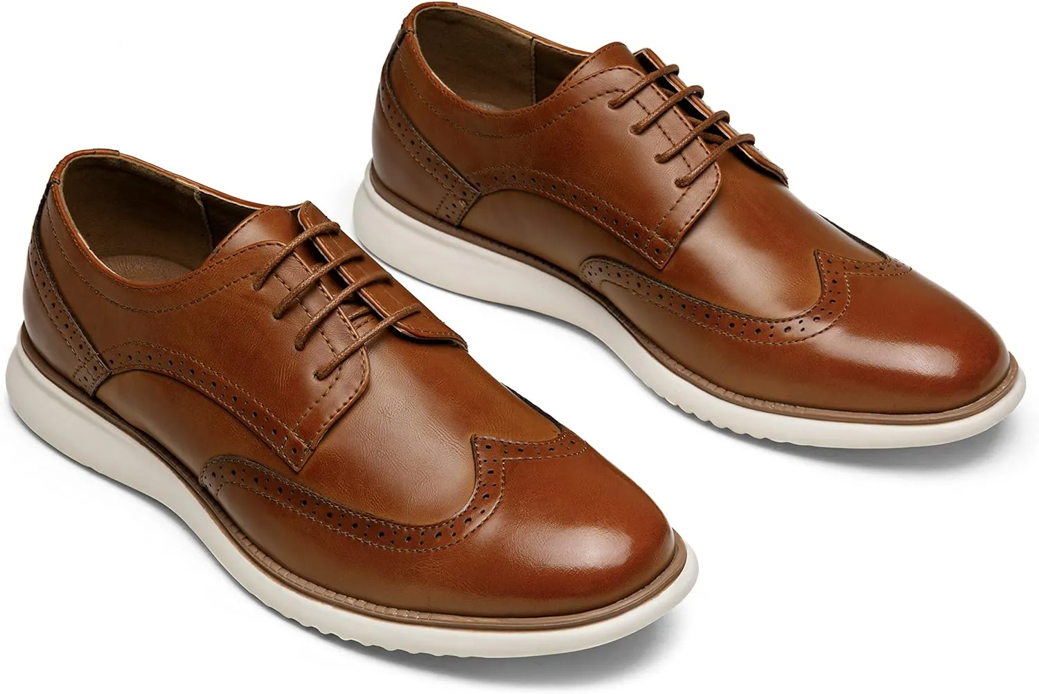 Jousen Men's Dress Shoes Brogue Formal Lace Up Oxfords Shoes
