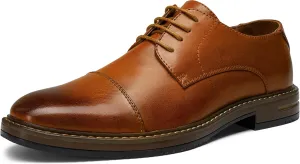 Jousen Men's Dress Shoes Classic Oxfords Formal Business Shoes Modern Derby Oxford