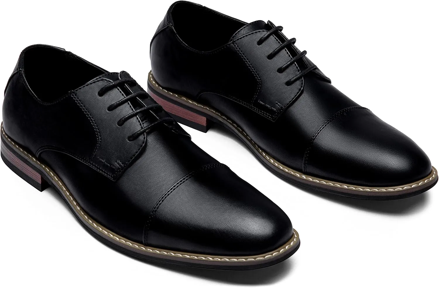 Jousen Men's Dress Shoes Classic Oxfords Formal Business Shoes Modern Derby Oxford