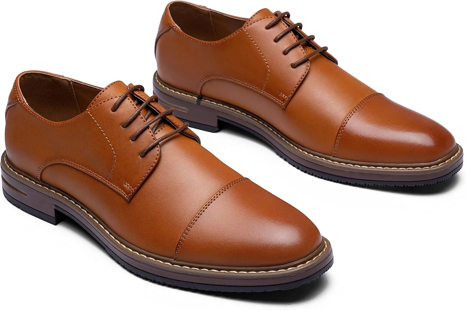 Jousen Men's Dress Shoes Classic Oxfords Formal Business Shoes Modern Derby Oxford