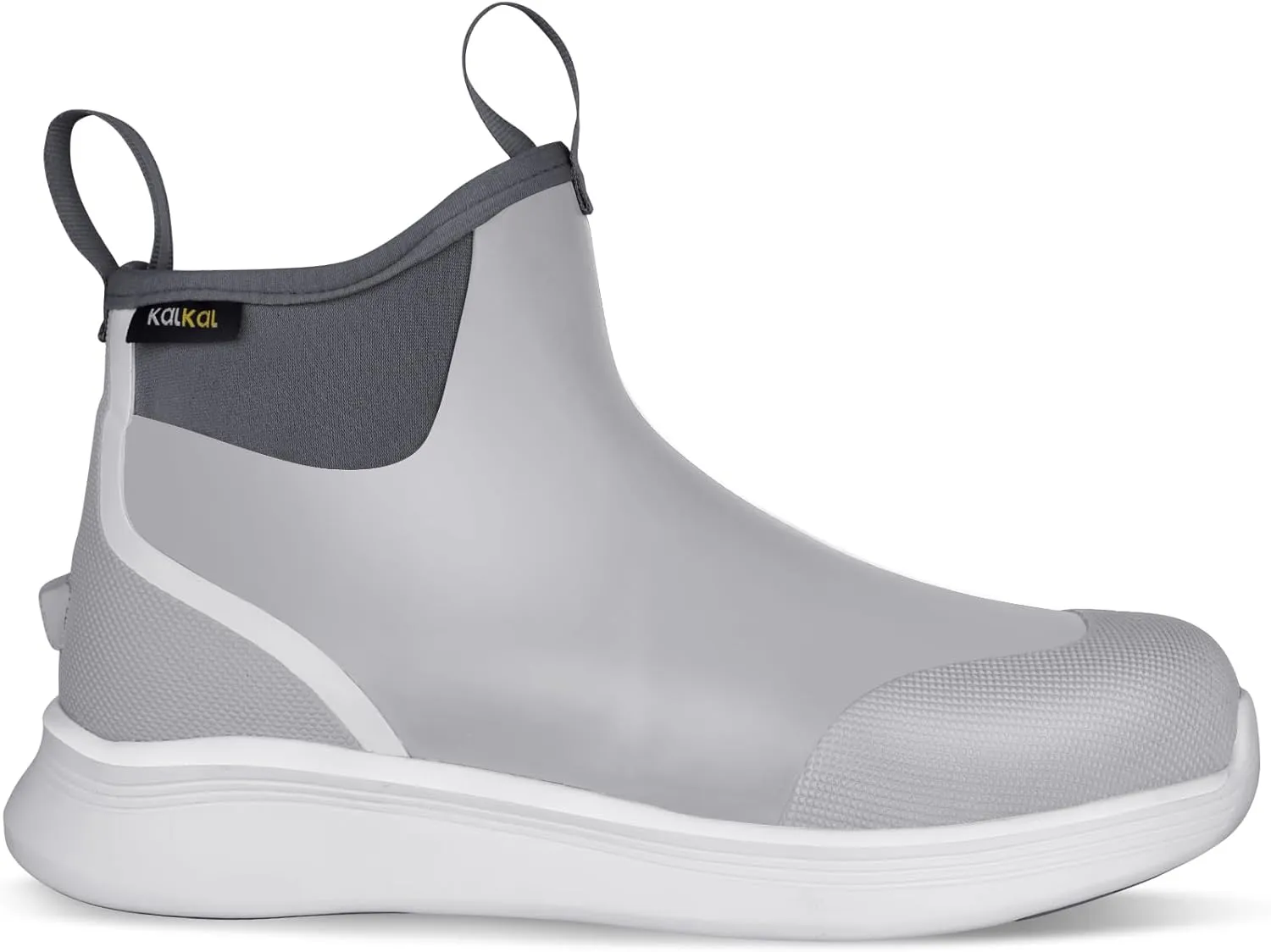 Kalkal Fishing Rain Boots for Men, Anti-Slip Waterproof Deck Boots, Durable Insulated Mud Booties for Gardening Fishing Boating, and Camping (Size 6-13)